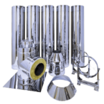 Kaheseinalised metall moodulkorstnad