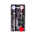 Boileri küttesõlm termomeetritega DAB pumbaga