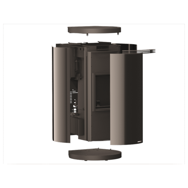 Pelletikamin AQUA TURBO GLASS 18 ALL CLEAN - Image 3