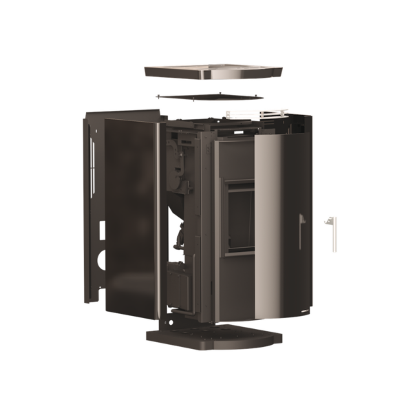 Pelletikamin AQUA TURBO TOP STYLE ALL CLEAN 22 - Image 3