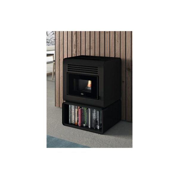 Pelleti Õhkküttekamin Hermes Must 7,5 Kw - Image 4