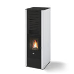 Pelleti Õhkküttekamin KAREN Valge 9,5 Kw