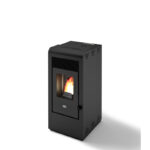 Pelleti Õhkküttekamin RITA Must 9,5 Kw