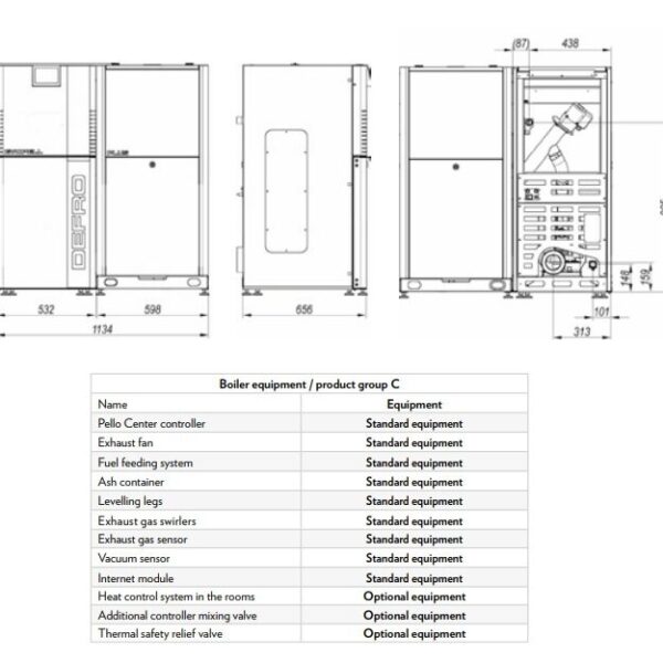 Kompakt Pelletikatel DEFRO EVOPell PLUS 8 KW - Image 8