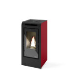 Pelleti Õhkküttekamin ROSA NEW Punane 11,0 Kw