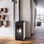 Pelleti Õhkküttekamin ROSA NEW Valge 11,0 Kw