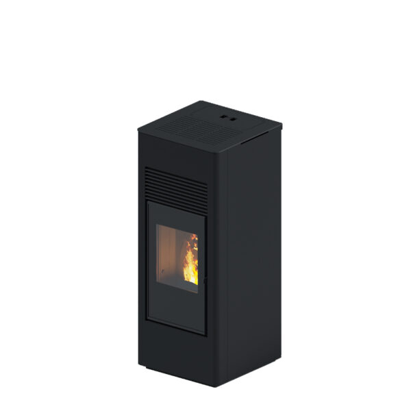 Pelleti Õhkküttekamin õhujaotusega 2 kanalit DORIA 15,4 Kw - Image 4